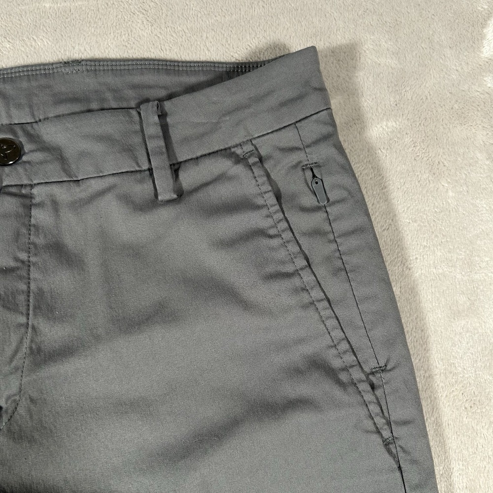 Birddogs Pants Men 30x30 Gray Boom For Your Boomstick Chino Stretch Golf Tech - Picture 2 of 15
